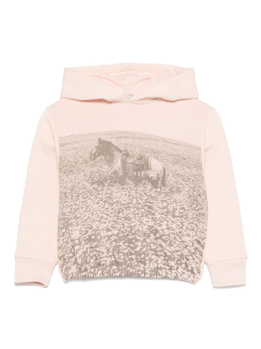 Stella McCartney Kids 图案印花连帽衫 - 粉色
