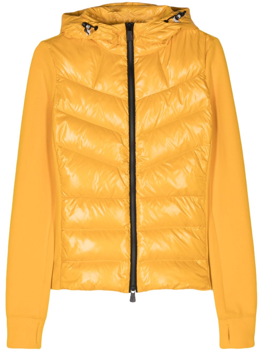 Moncler Grenoble 拼接羽绒夹克 - 黄色