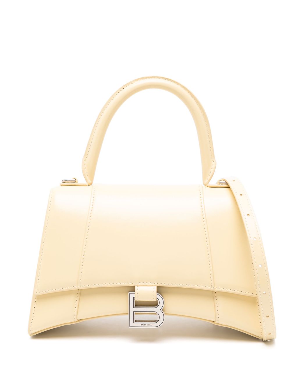 Balenciaga Hourglass 小号手提包 - 黄色