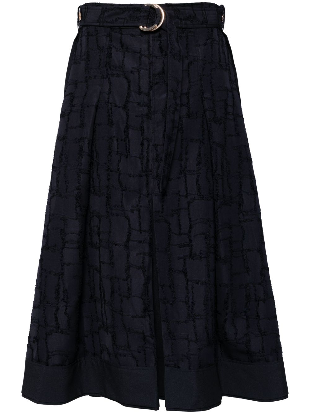 3.1 Phillip Lim 格纹半身裙 - 蓝色