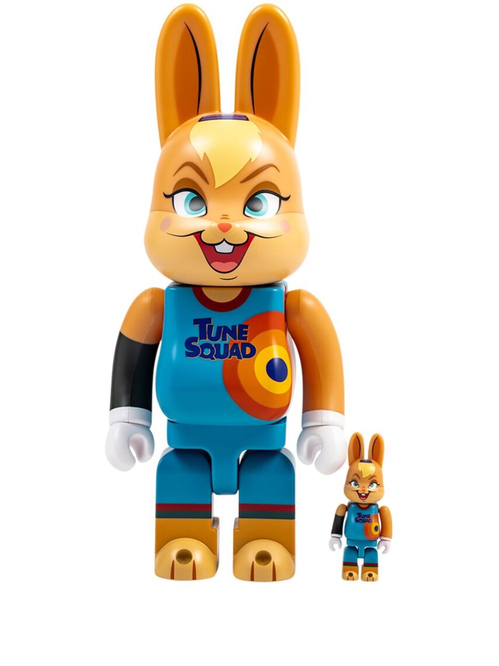 MEDICOM TOY x Space Jam: ANL Rabbrick Lola Bunny BE@RBRICK 100% + 400% 模型玩具套装 - 橘色
