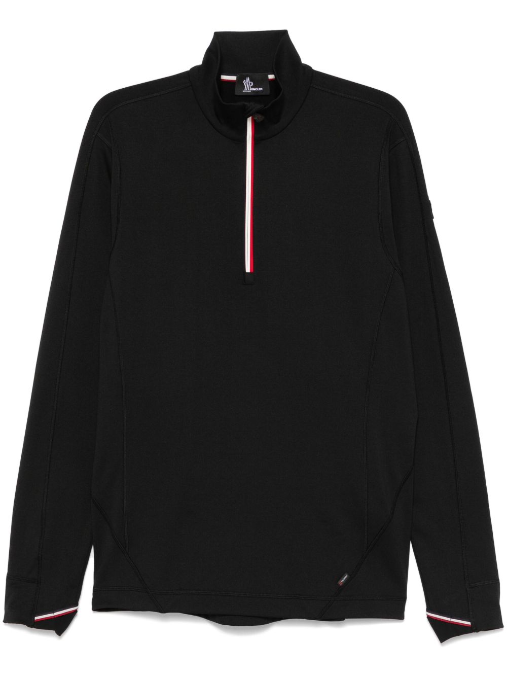 Moncler Grenoble Polartec® 拉链领卫衣 - 黑色
