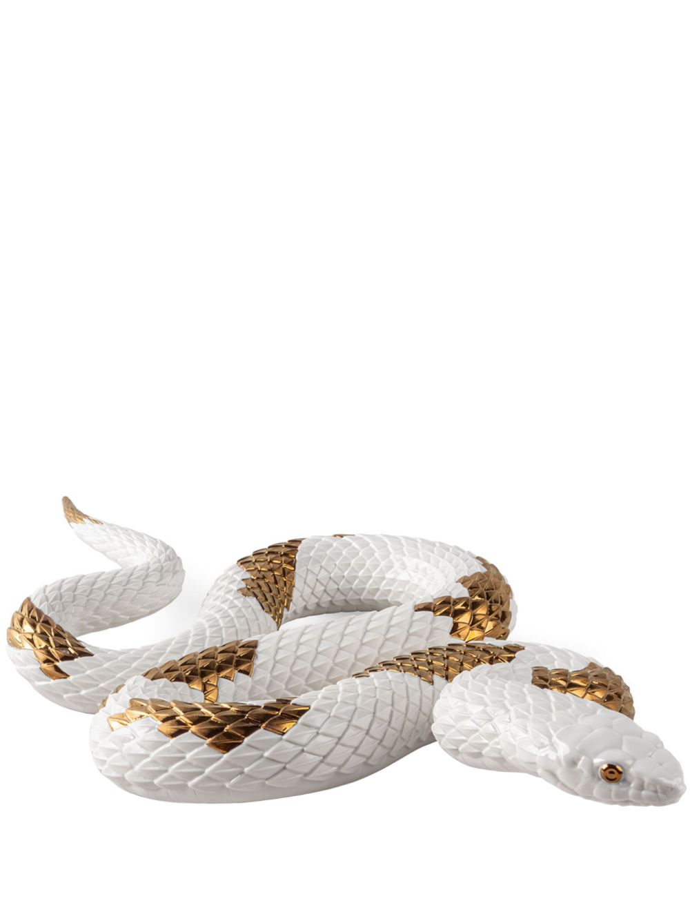 Lladró Sopper Snake porcelain sculpture - 金色