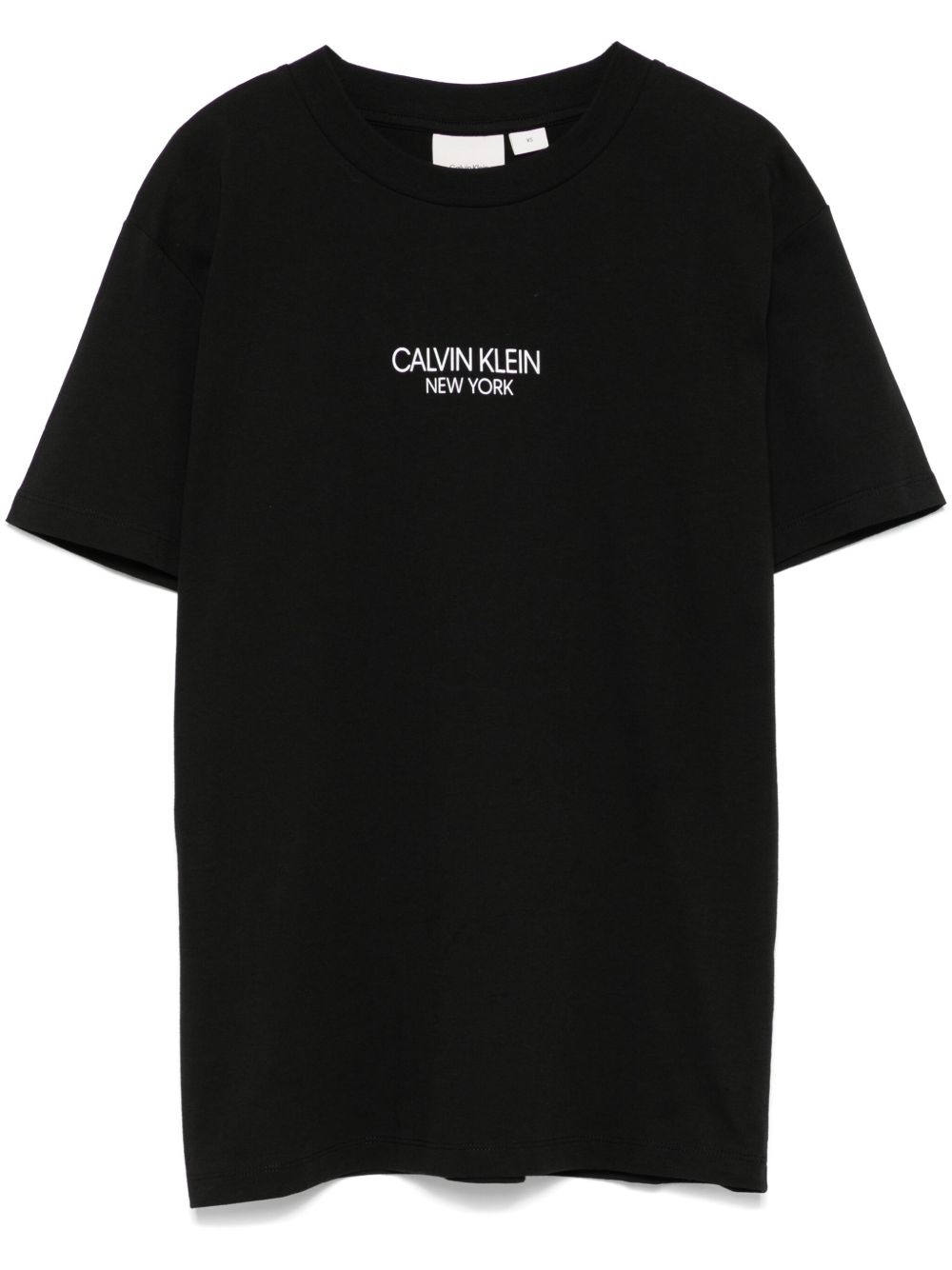 Calvin Klein logo印花T恤 - 黑色
