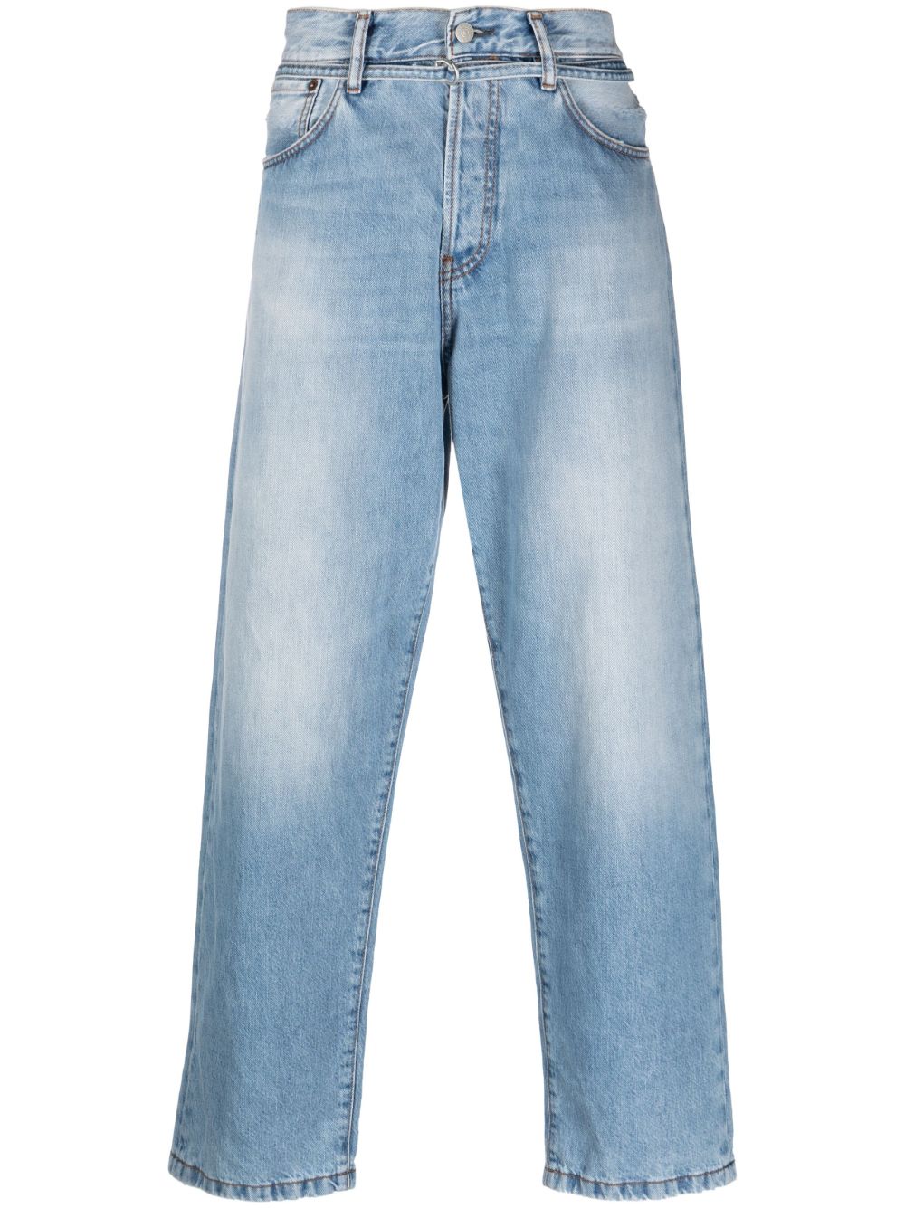 Acne Studios 直筒棉牛仔裤 - 蓝色