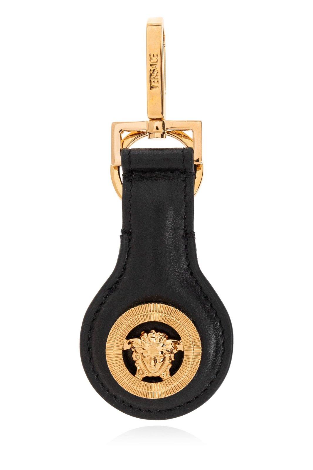Versace Medusa Plaque Lobster Claw Fastened Keyring