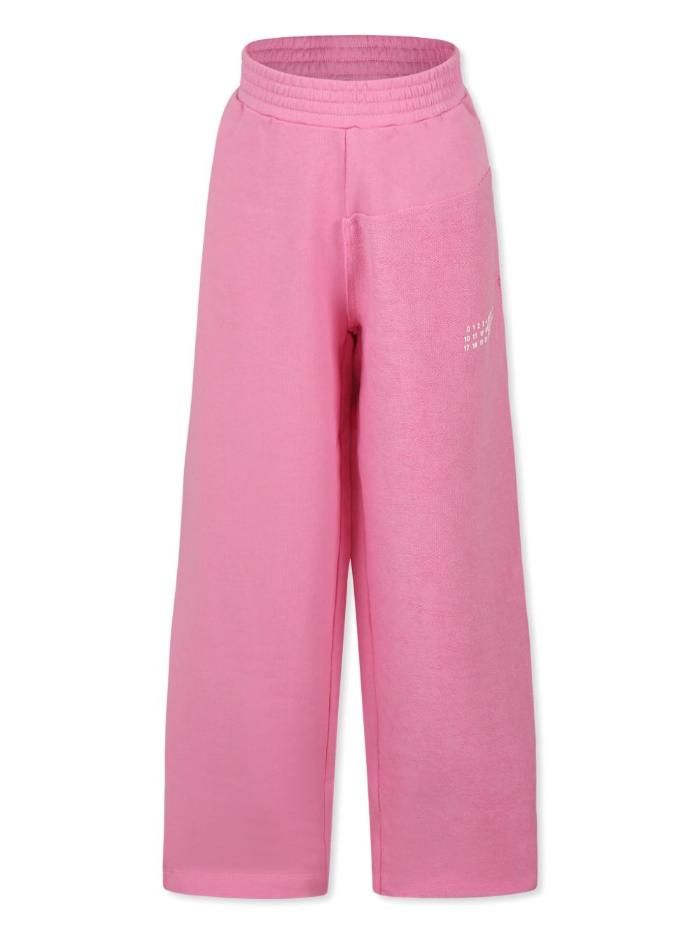 MM6 Maison Margiela Kids 印花运动裤 - 粉色