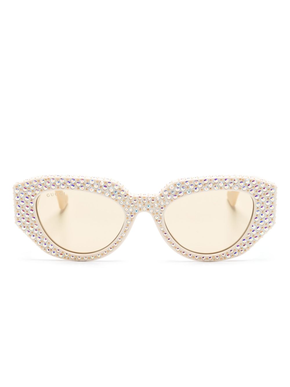 Gucci Eyewear 几何镜框有色镜片眼镜 - 中性色