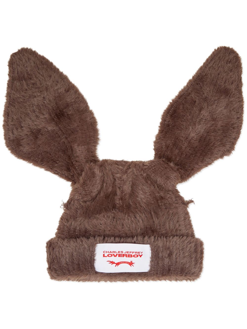 Charles Jeffrey Loverboy Chunky Rabbit 套头帽 - 褐色