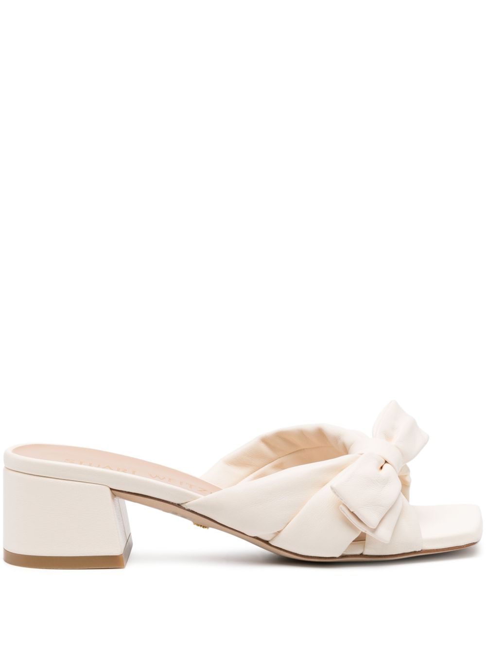 Stuart Weitzman Sofia 低跟凉鞋 - 中性色