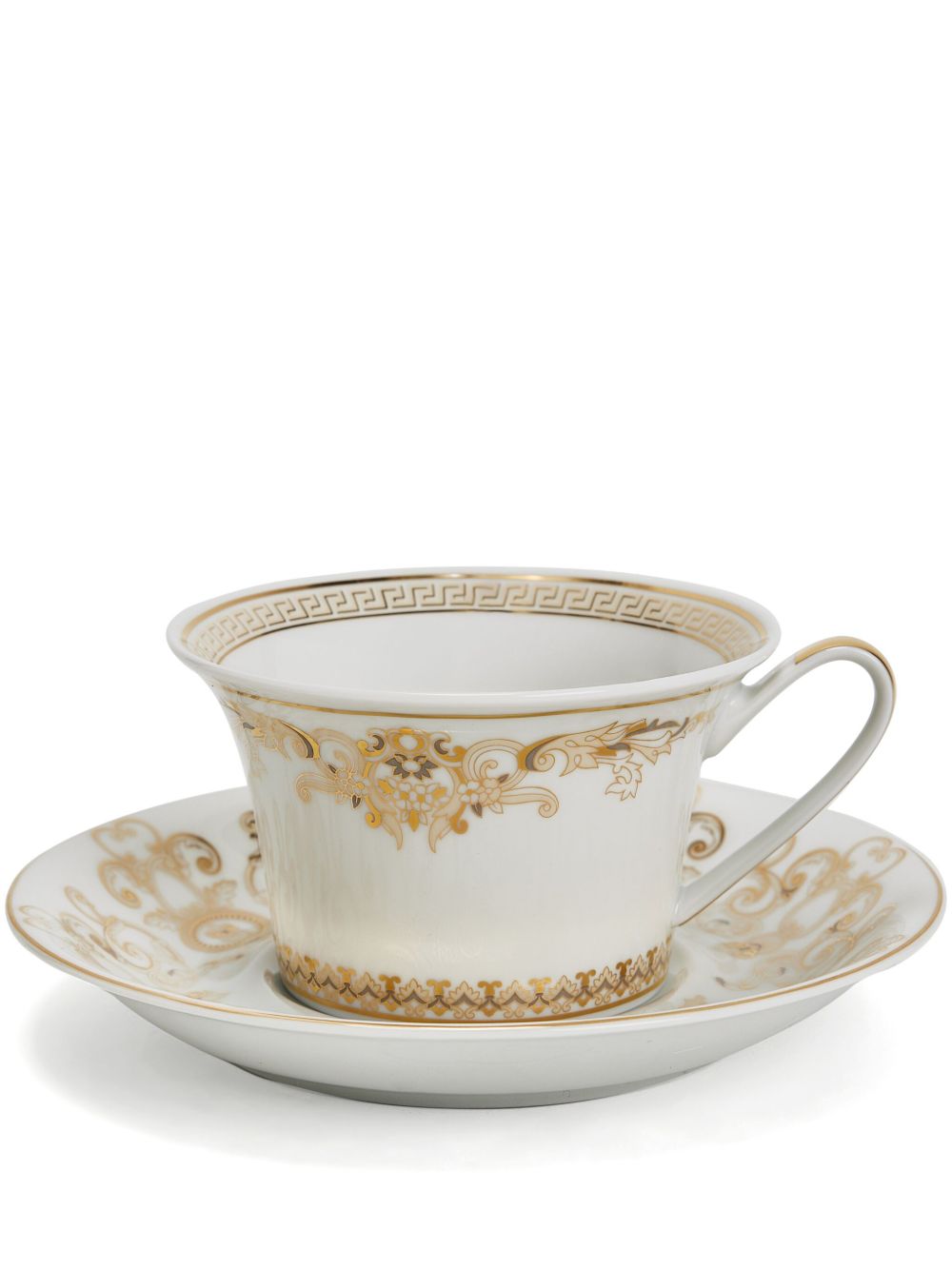 Versace x Rosenthal Medusa Gala 茶杯茶碟套装（六件装） - 白色