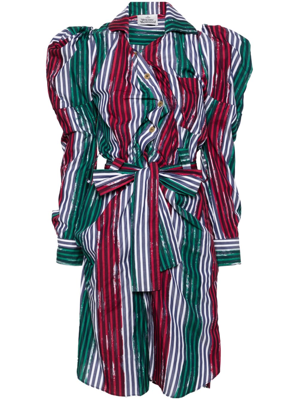 Vivienne Westwood Pre-Owned Wizard 束腰衬衫裙（2000年代典藏款） - 紫色