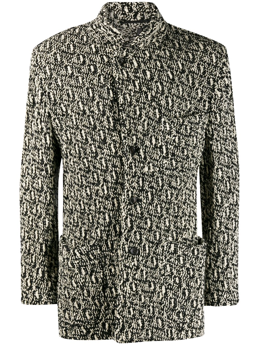 Comme Des Garçons Pre-Owned 针织夹克 - 黑色
