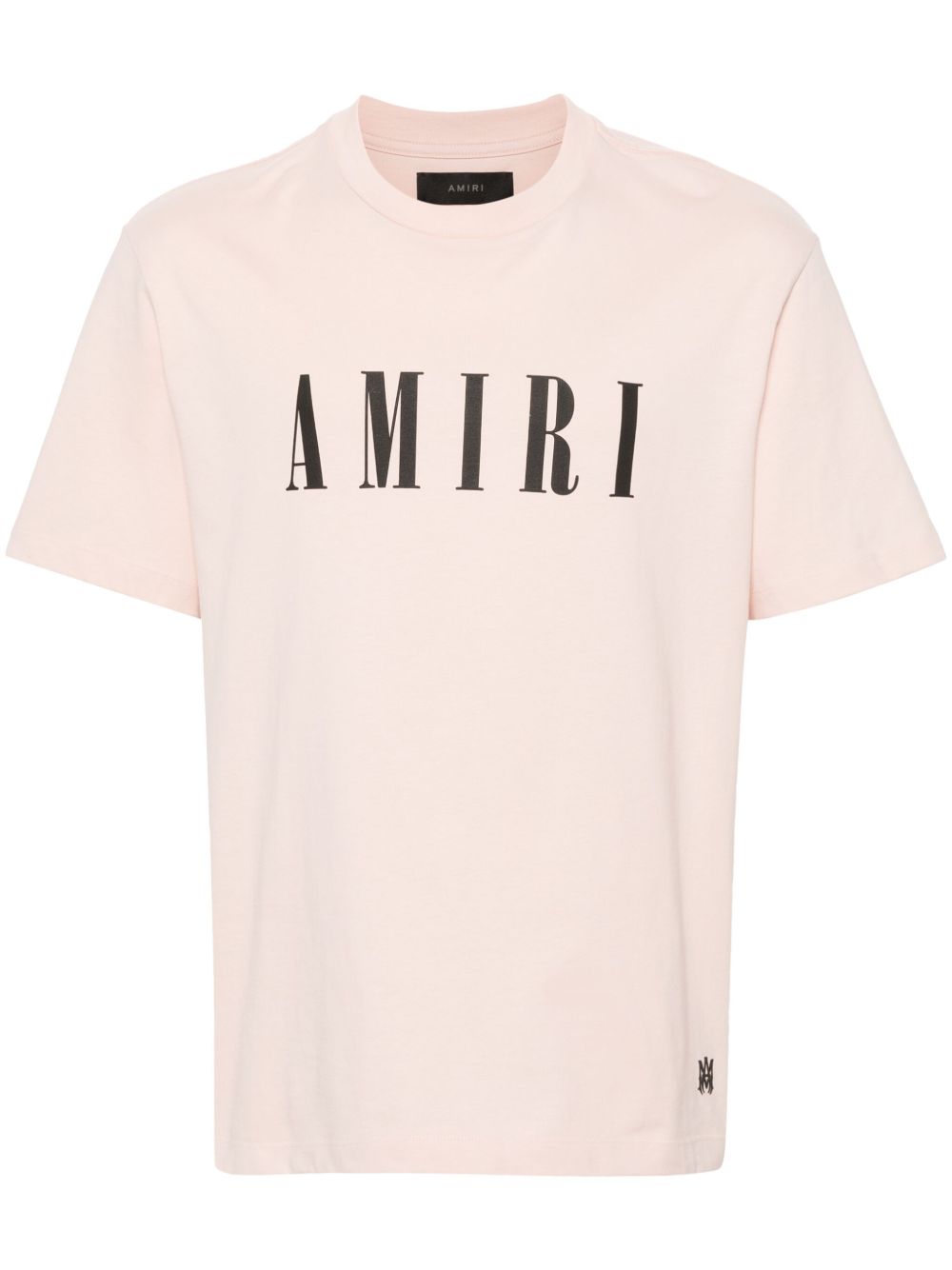 AMIRI logo印花棉T恤 - 粉色