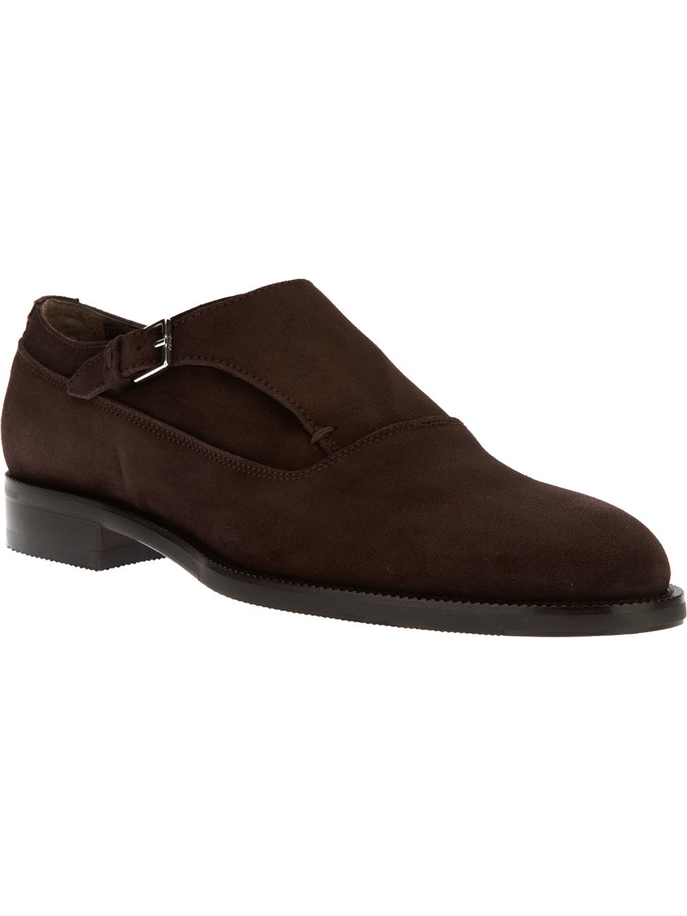 FENDI monk shoe - 褐色