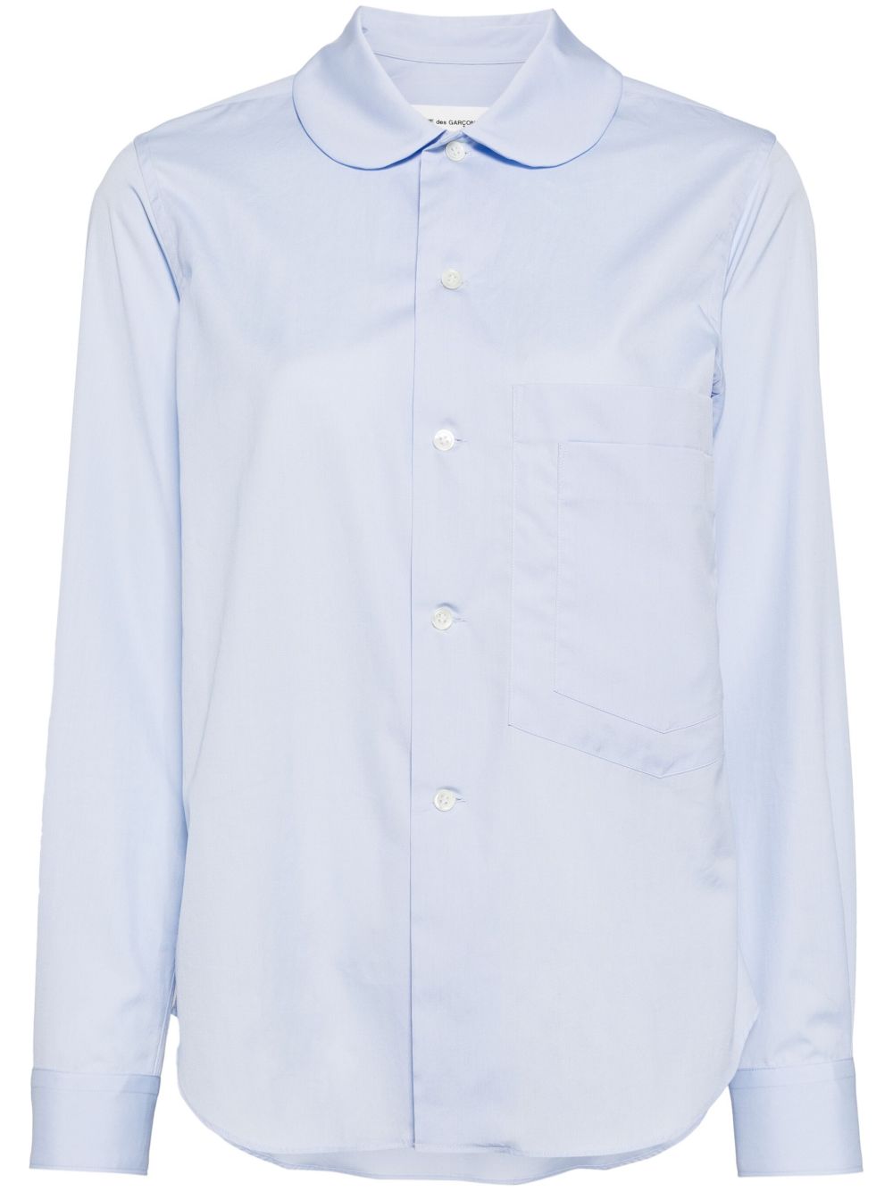 Comme Des Garçons Girl 双口袋衬衫 - 蓝色