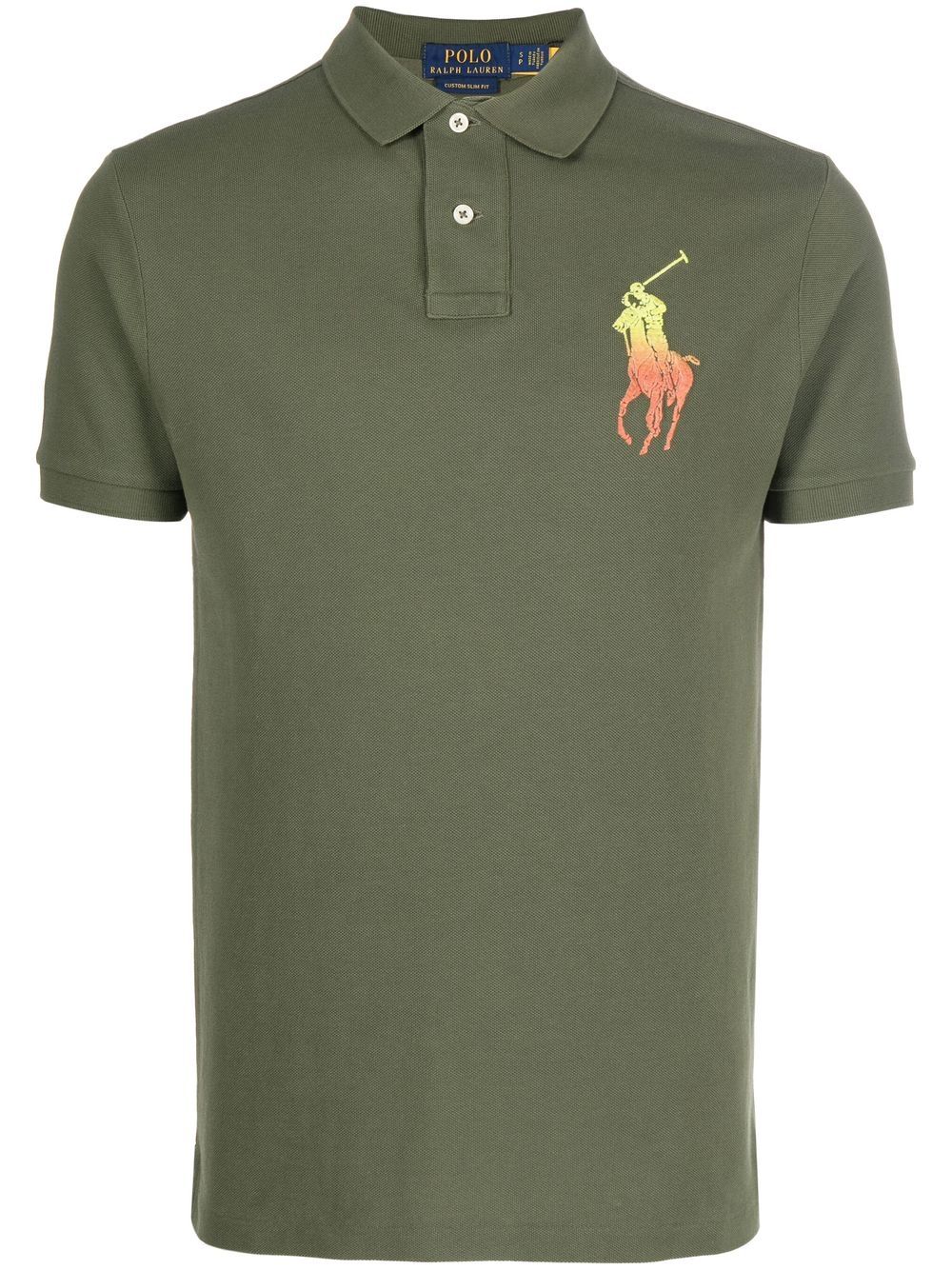 Polo Ralph Lauren logo刺绣短袖polo衫 - 绿色