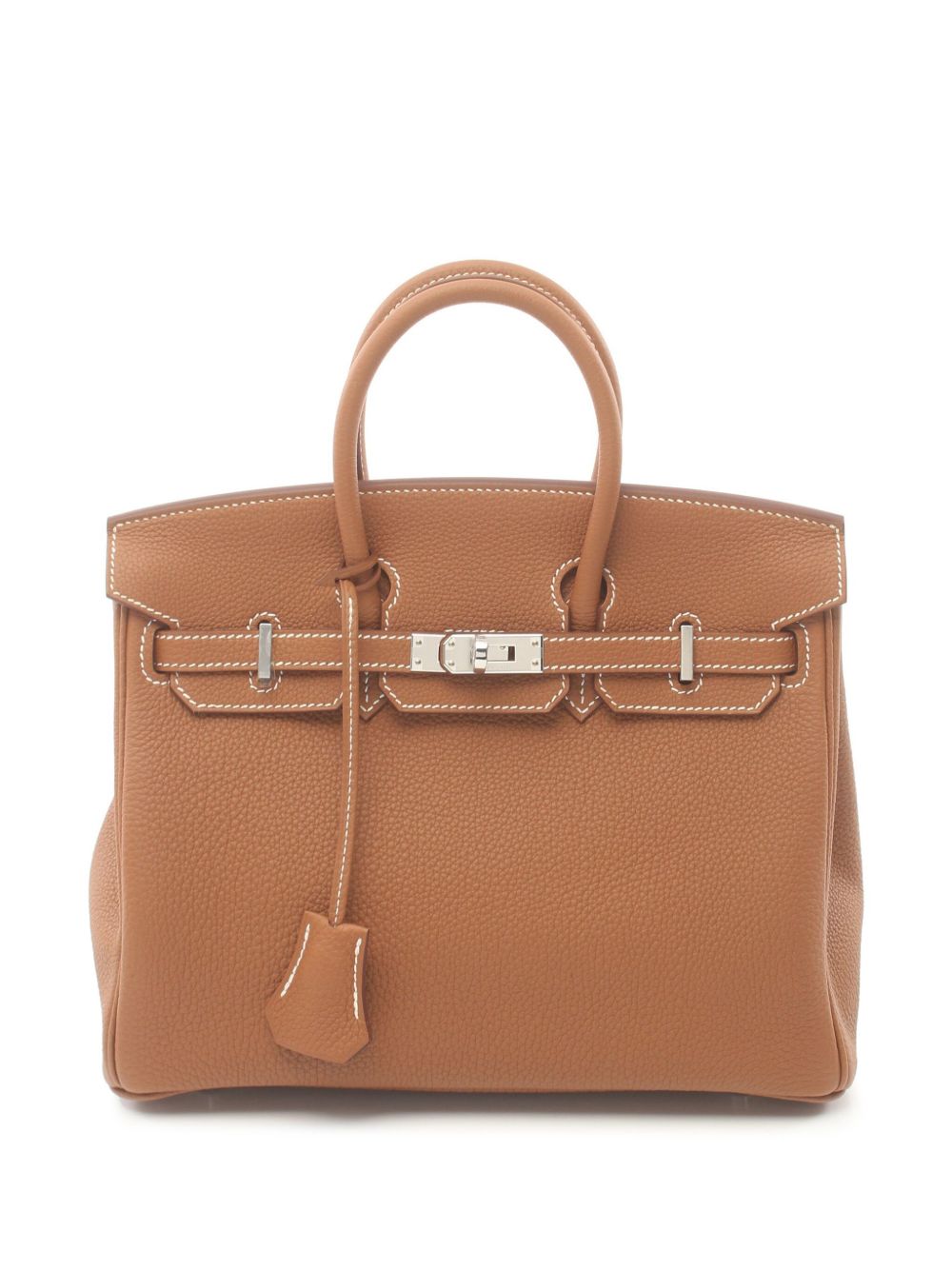Hermès Pre-Owned Birkin 25 手提包（2024年典藏款） - 褐色