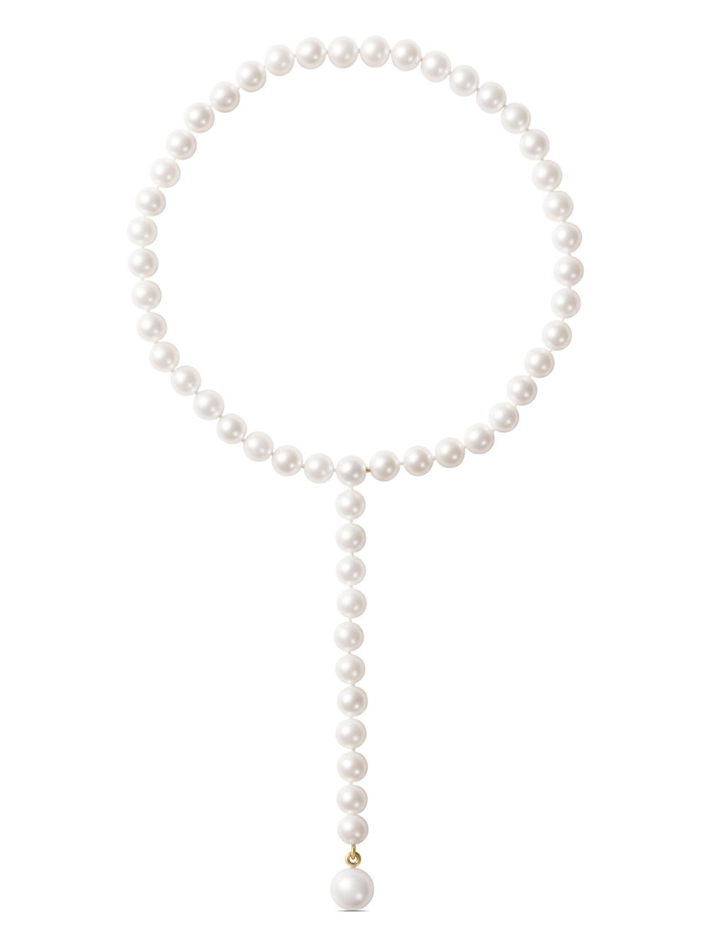 Sophie Bille Brahe 14K环保再生黄金 La Belle 淡水珍珠项链 - 金色