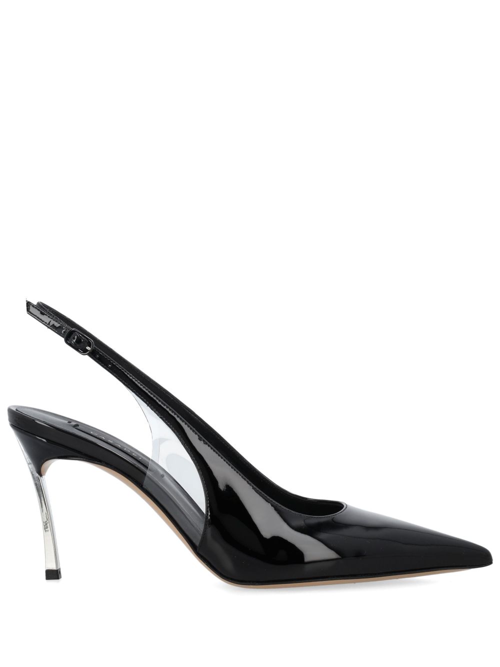 Casadei Superblade 裹踝高跟鞋 - 黑色