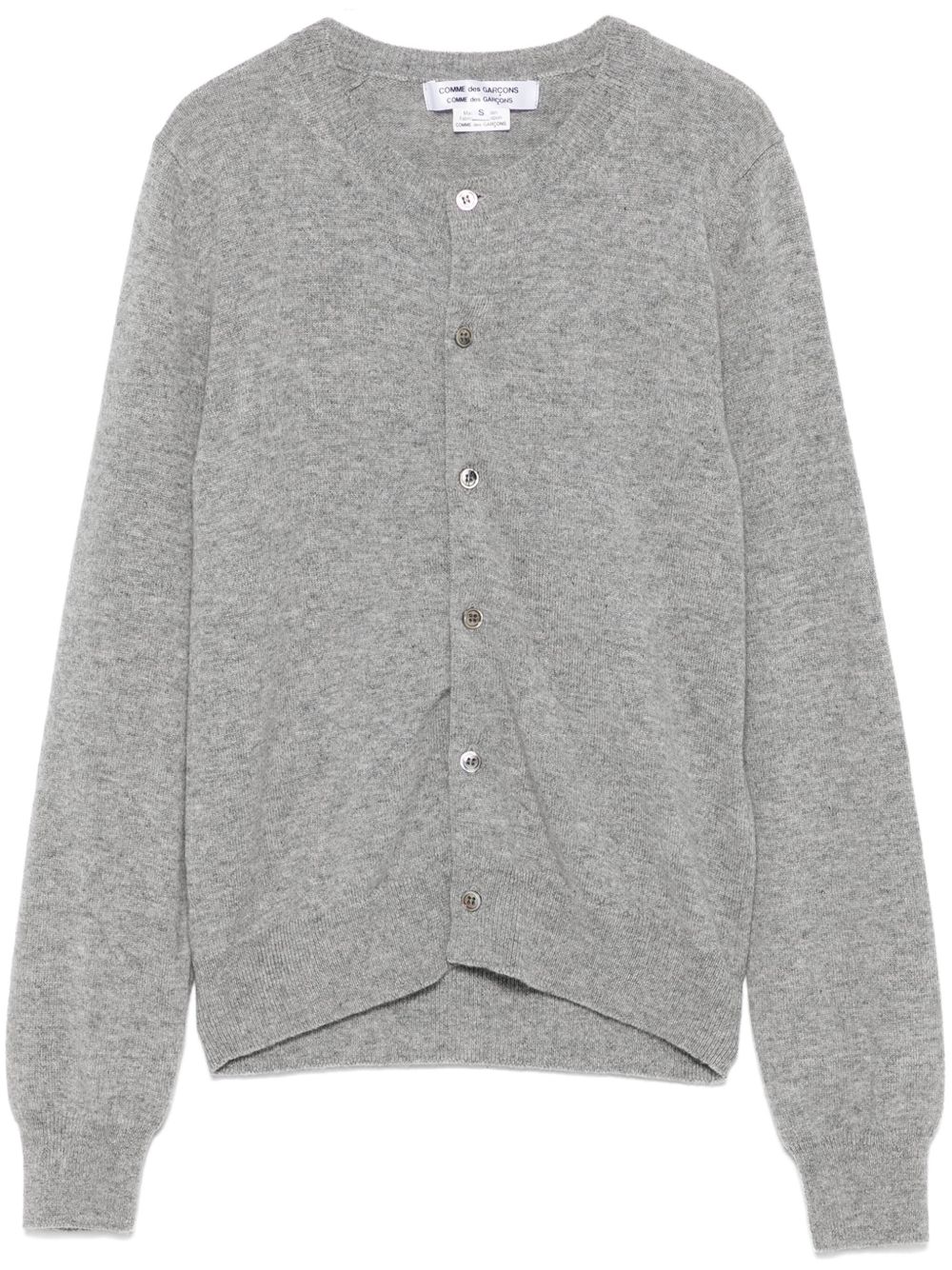 Comme Des Garçons Comme Des Garçons 羊绒开衫 - 灰色