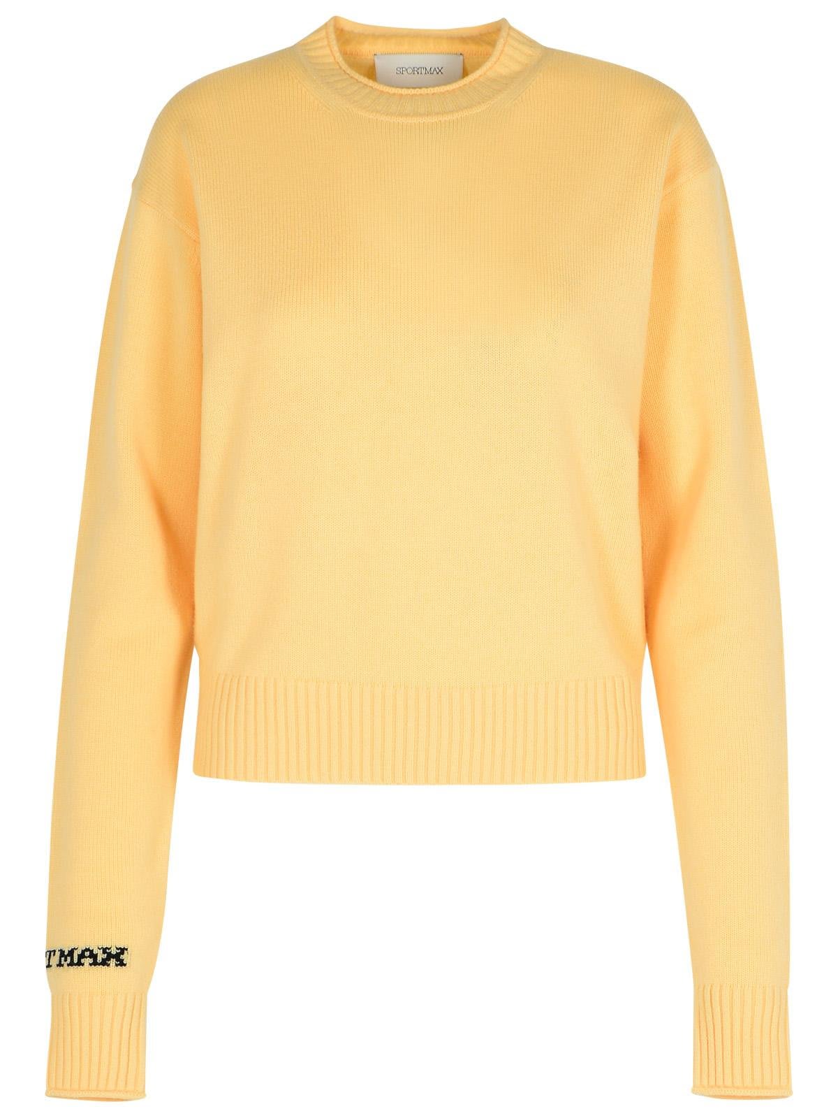 SportMax 黄色 Agadir1234 毛衣
