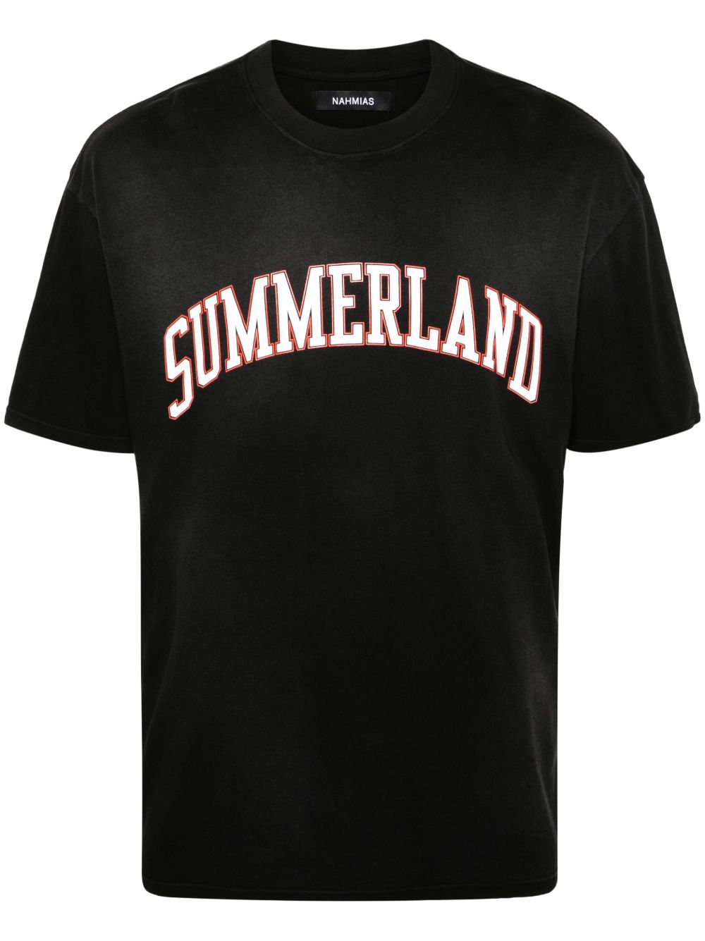 Nahmias Summerland Collegiate 棉T恤 - 黑色