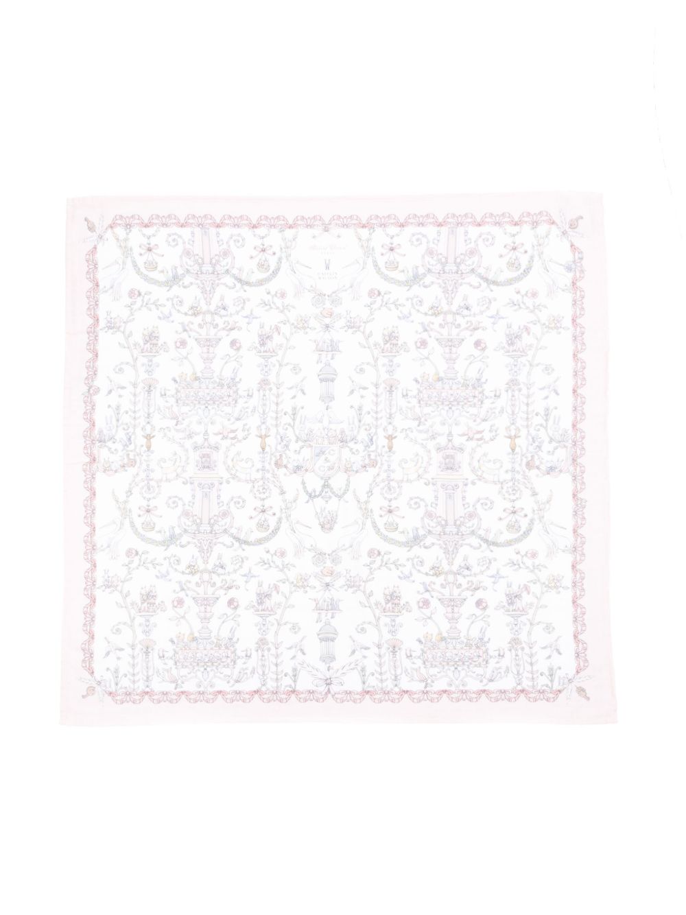 Atelier Choux x Caitlin Wilson Toile De Jouy 方巾 - 白色