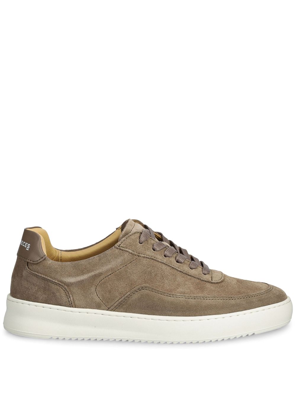 Filling Pieces 皮质运动鞋 - 褐色