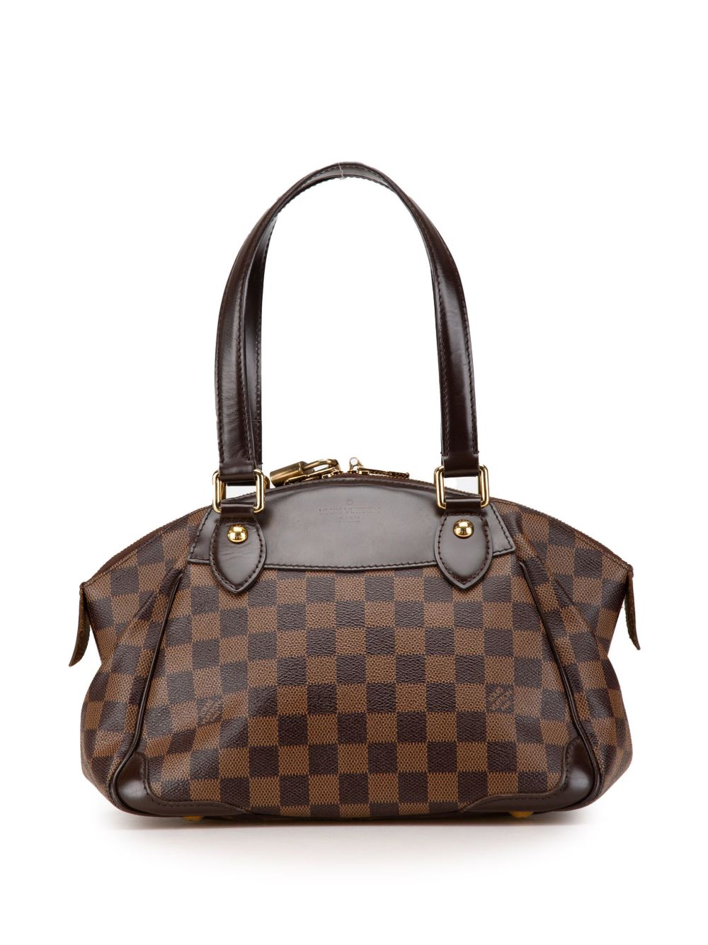 Louis Vuitton Pre-Owned Damier Ebene Verona PM 手提包（2010年典藏款） - 褐色