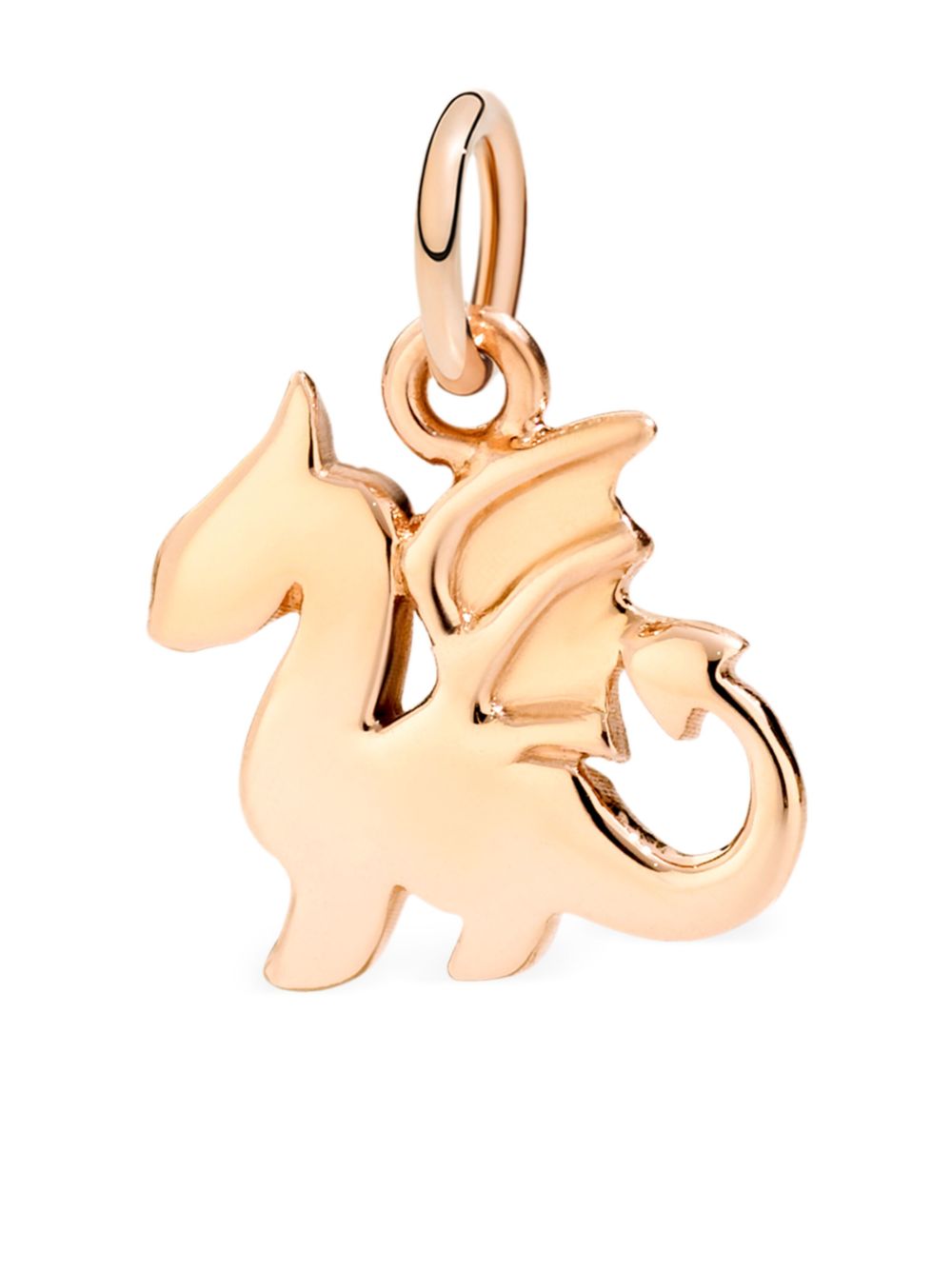 Dodo 9K玫瑰金 Dragon 吊坠 - 金色