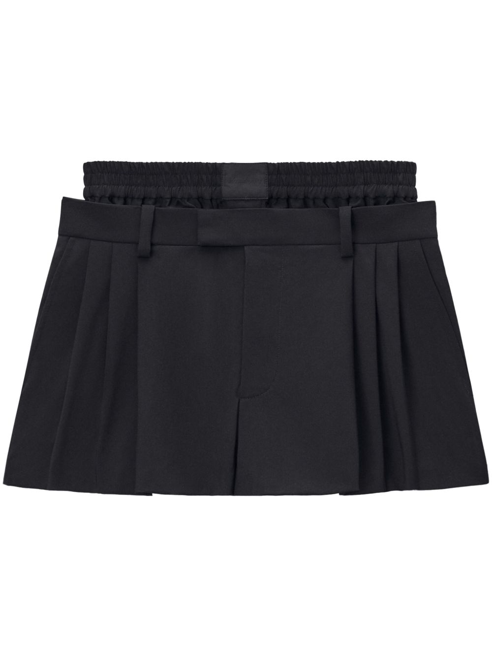 Alexander Wang 四角裤拼接短裤 - 黑色