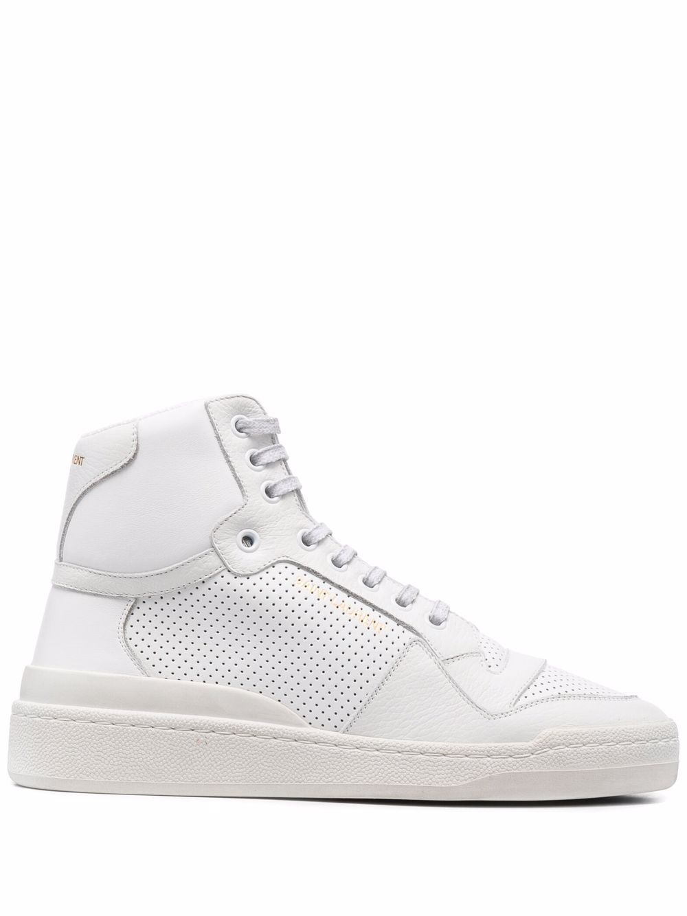 Saint Laurent 圣罗兰 SL24 皮质高帮板鞋 - 白色
