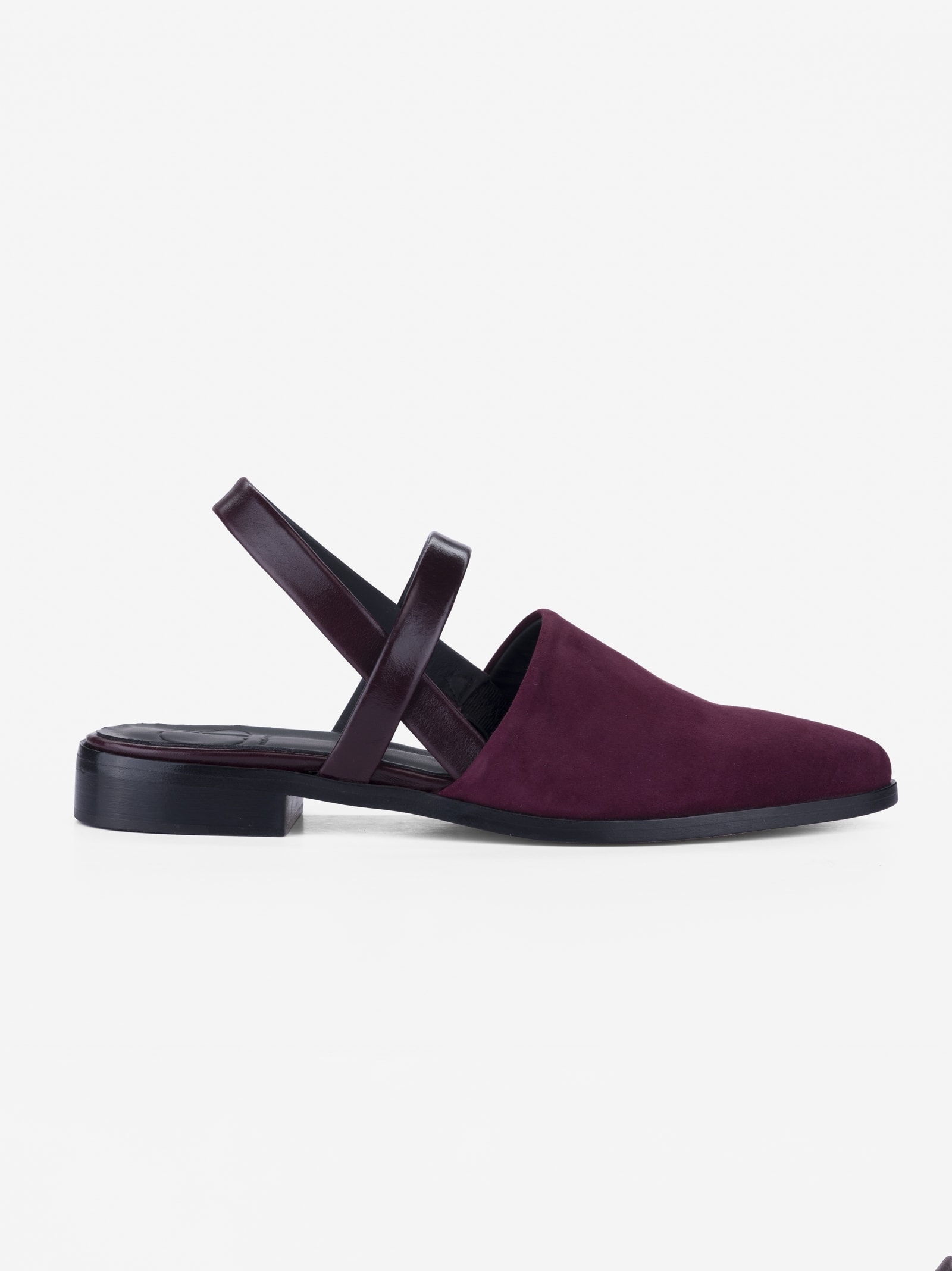 CB Made in Italy Leather And Suede Flats Vega