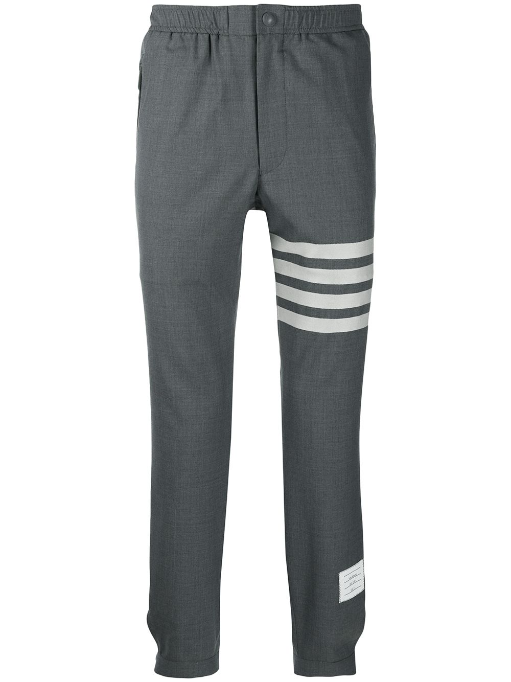 Thom Browne 平纹梭织休闲裤 - 灰色