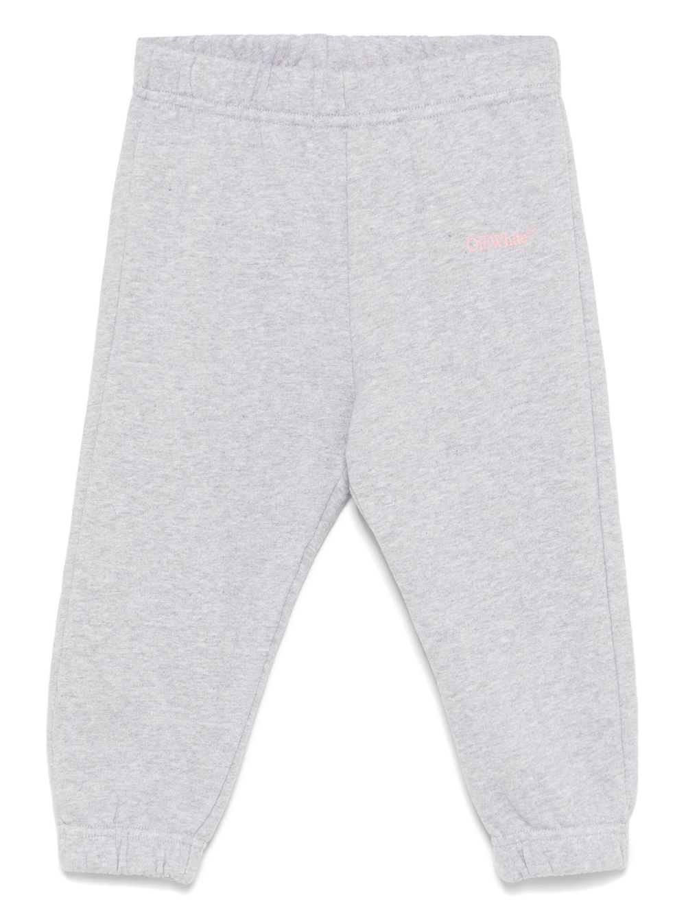 Off-White Kids logo印花运动裤 - 灰色