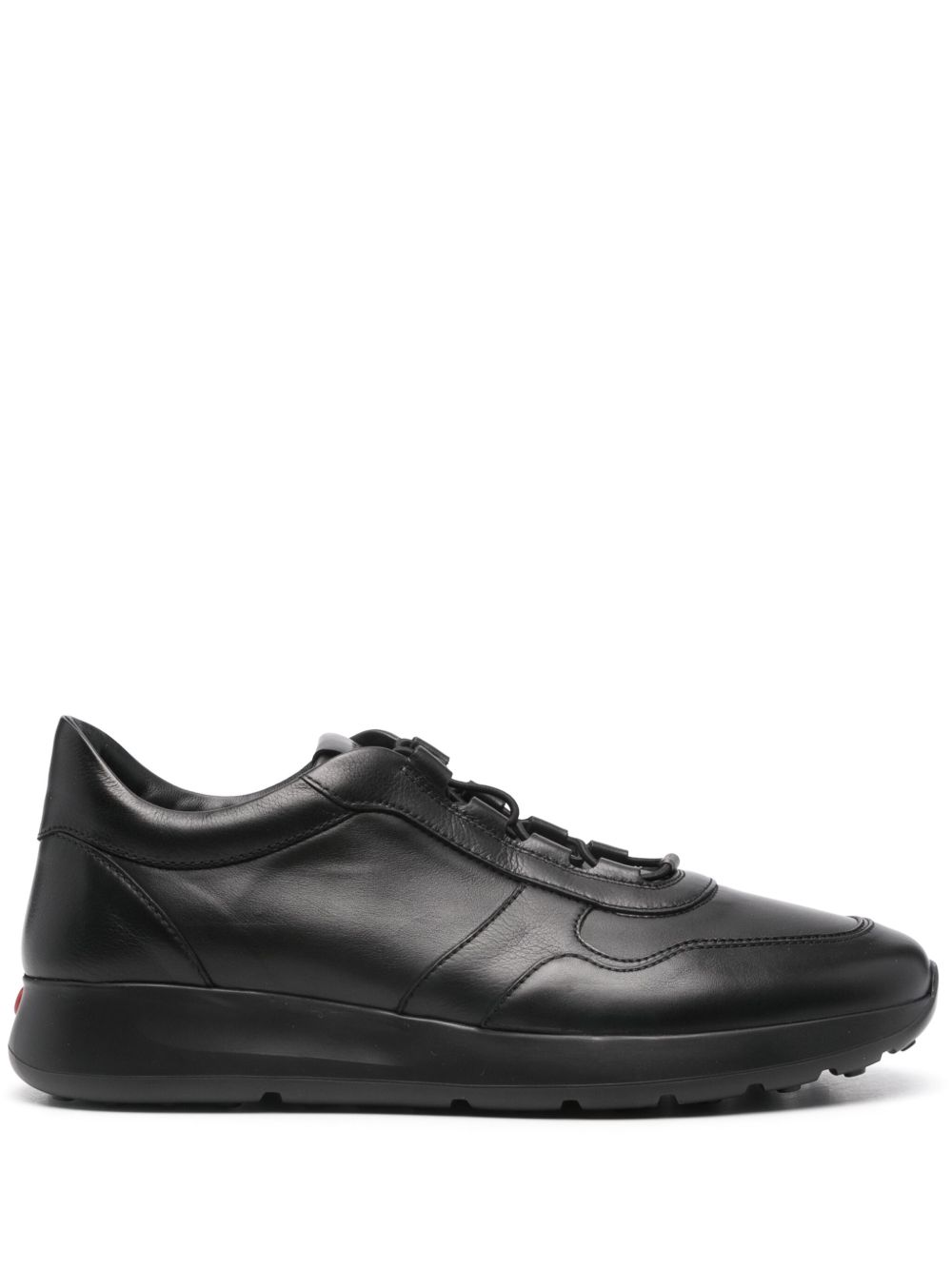 Tod's 皮质运动鞋 - 黑色