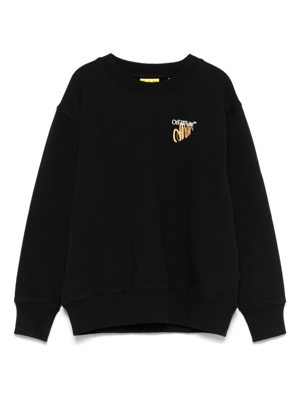 Off-White Kids 箭头素描卫衣 - 黑色
