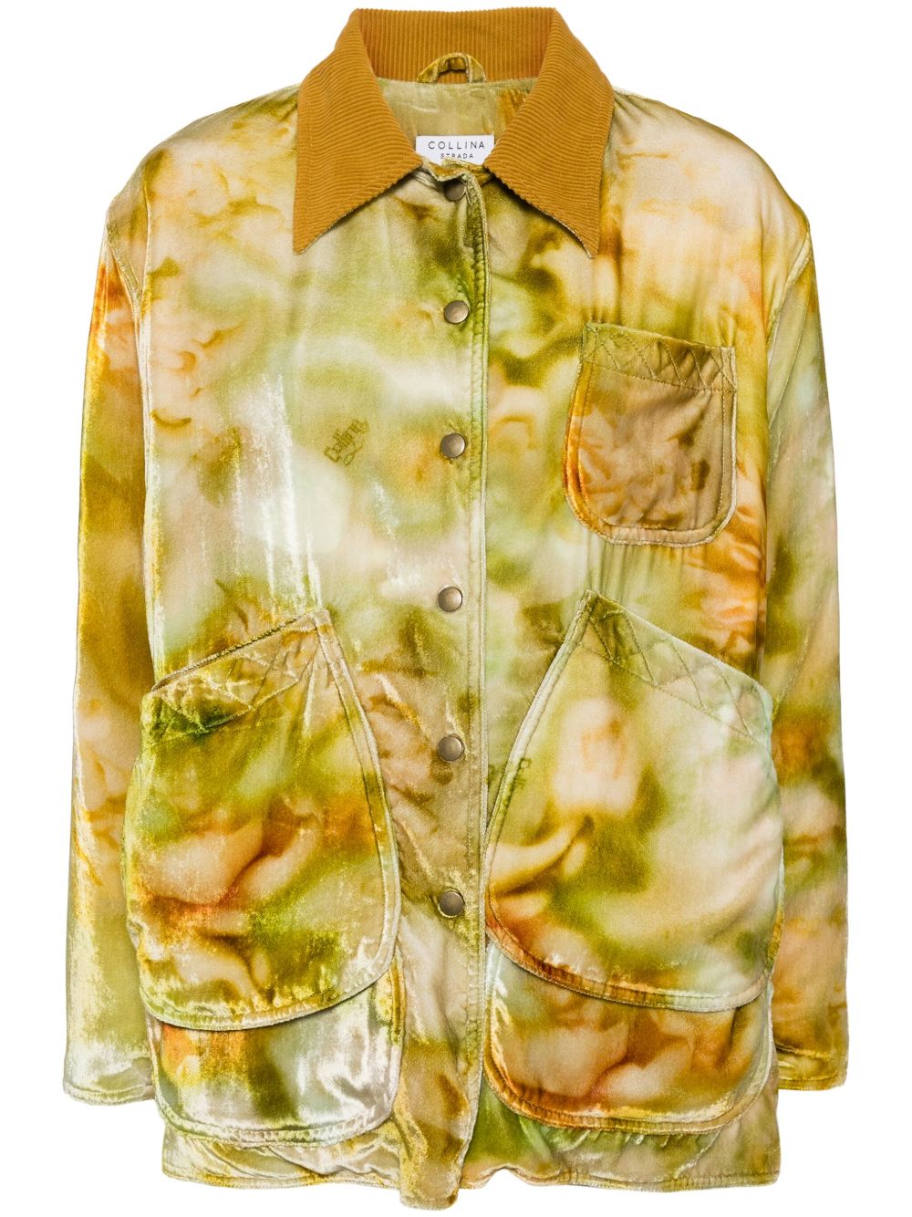 Collina Strada Molten Floral 夹克 - 金色