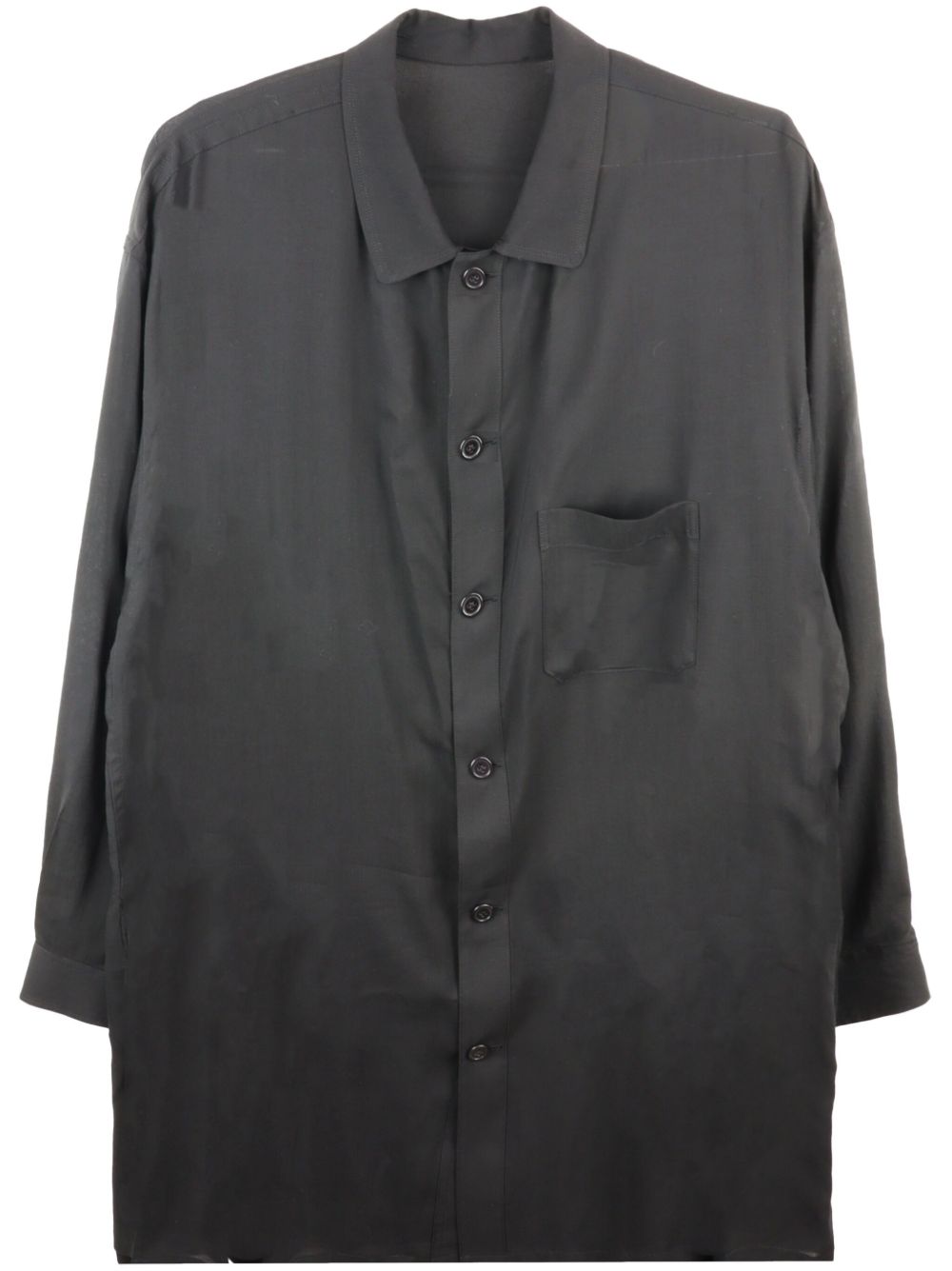 Yohji Yamamoto 长袖衬衫 - 黑色