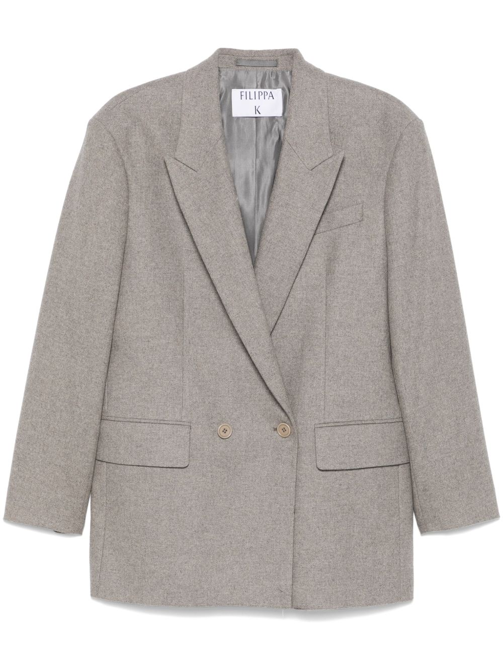 Filippa K 双排扣法兰绒西装夹克 - 灰色