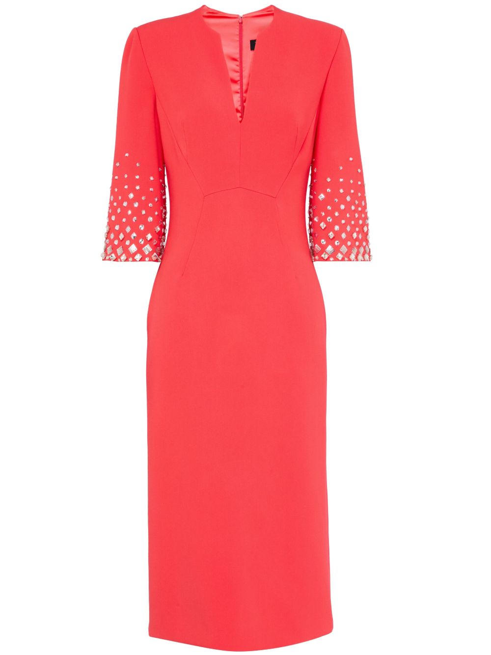 Jenny Packham Layla 连衣裙 - 红色