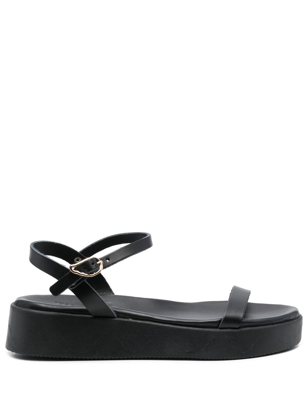 Ancient Greek Sandals Irida 扣环开合凉鞋 - 黑色