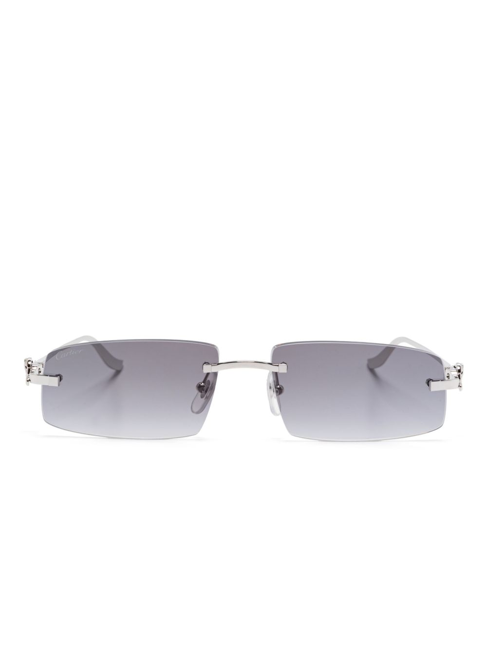 Cartier Eyewear Panthère 太阳眼镜 - 银色