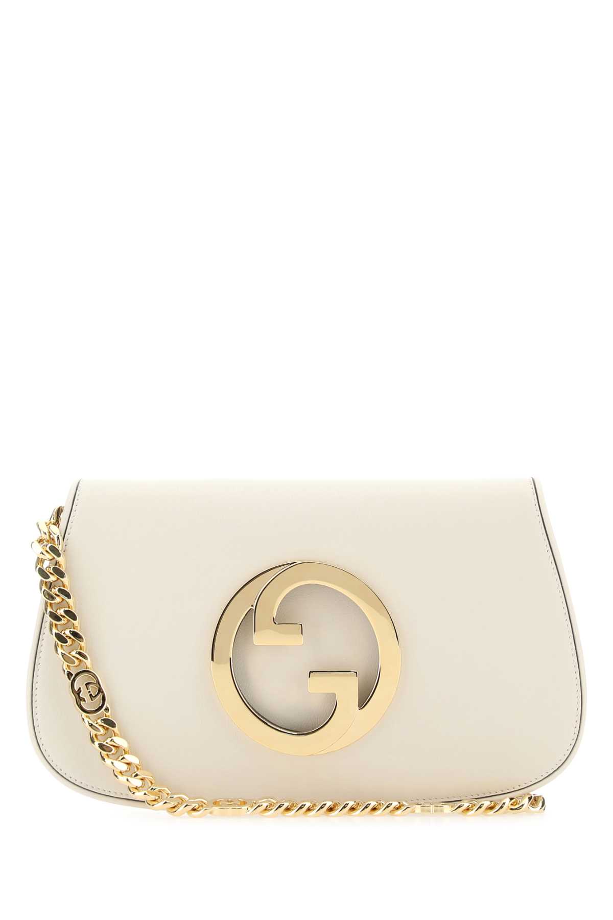 White Leather Gucci Blondie Shoulder Bag