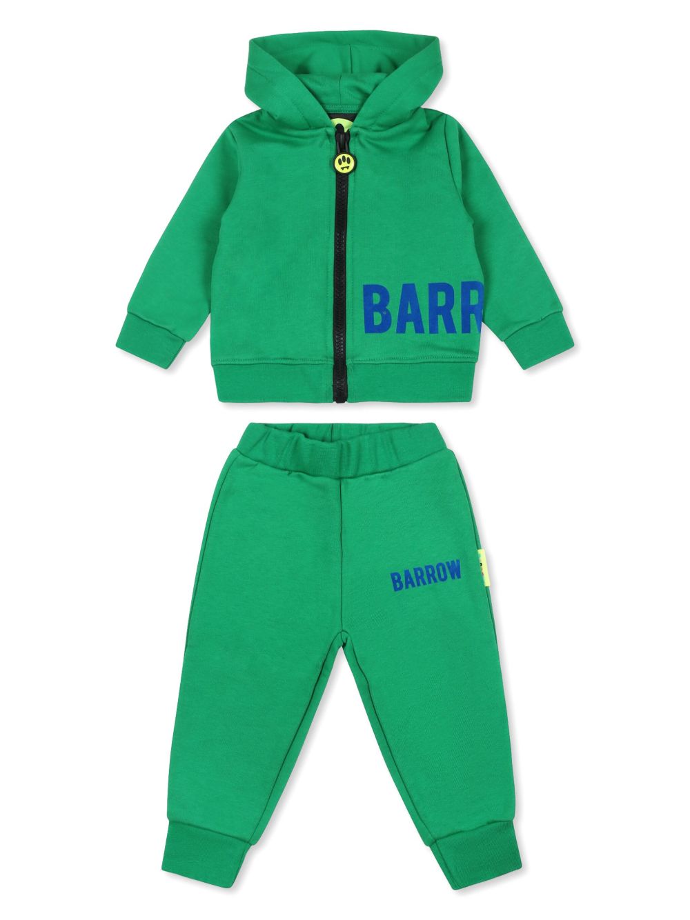 Barrow kids logo印花运动套装 - 绿色