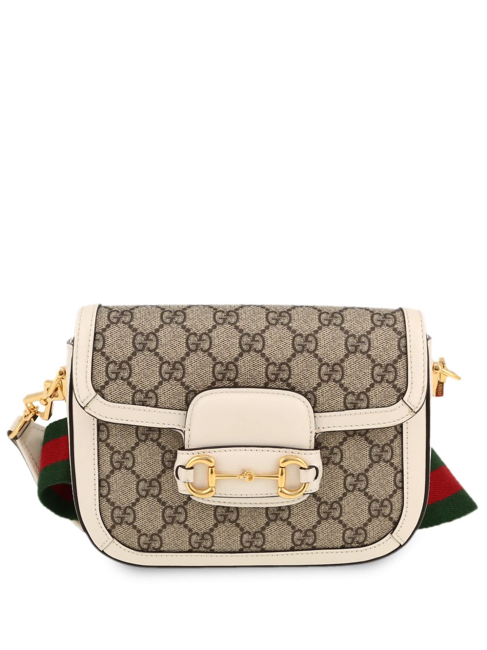 Gucci Pre-Owned Horsebit 1955 系列迷你单肩包（典藏款） - 褐色