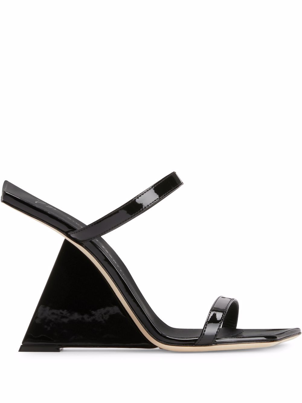Giuseppe Zanotti Lili Borea 坡跟凉鞋 - 黑色