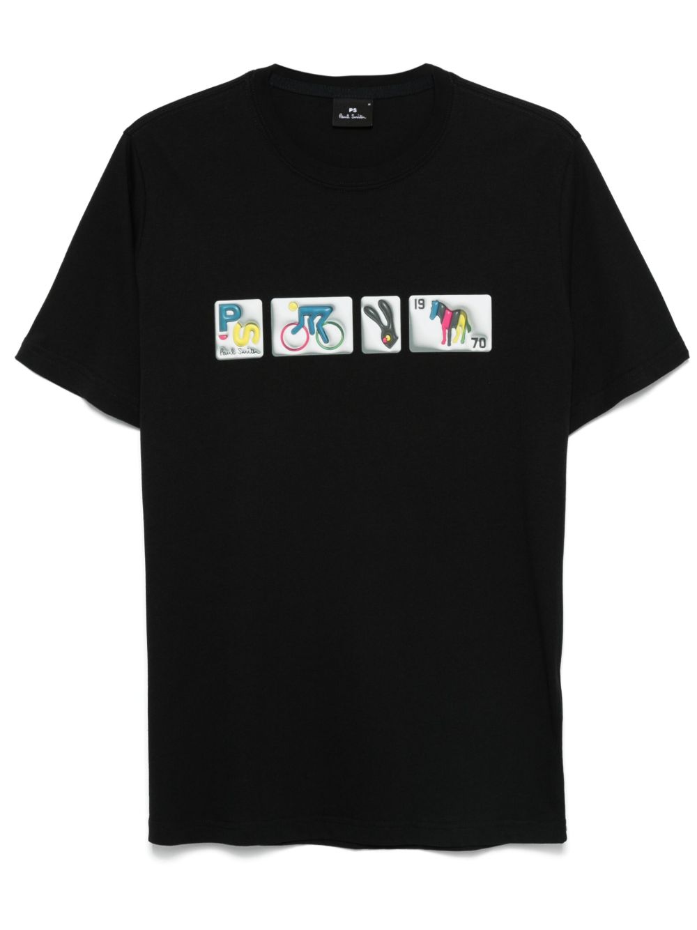 PS Paul Smith PS Badges T恤 - 黑色
