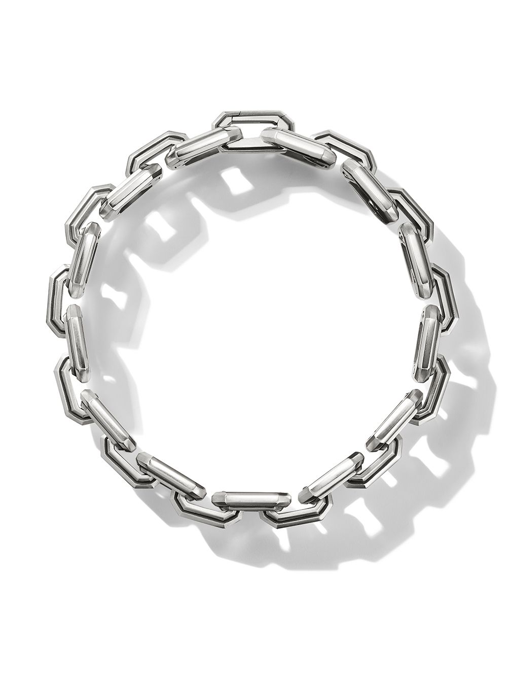 David Yurman 链式 Deco Link 手链 - 银色